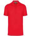 WK274 WK Designed to Work Anti-Bacterial Piqué Polo Shirt Red colour image